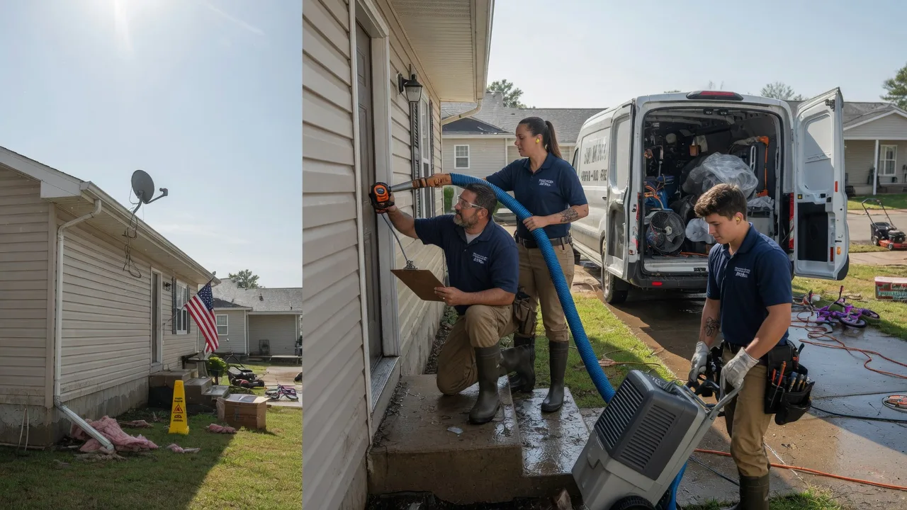 Ceiling Water Damage Restoration in Wilson, OK near me